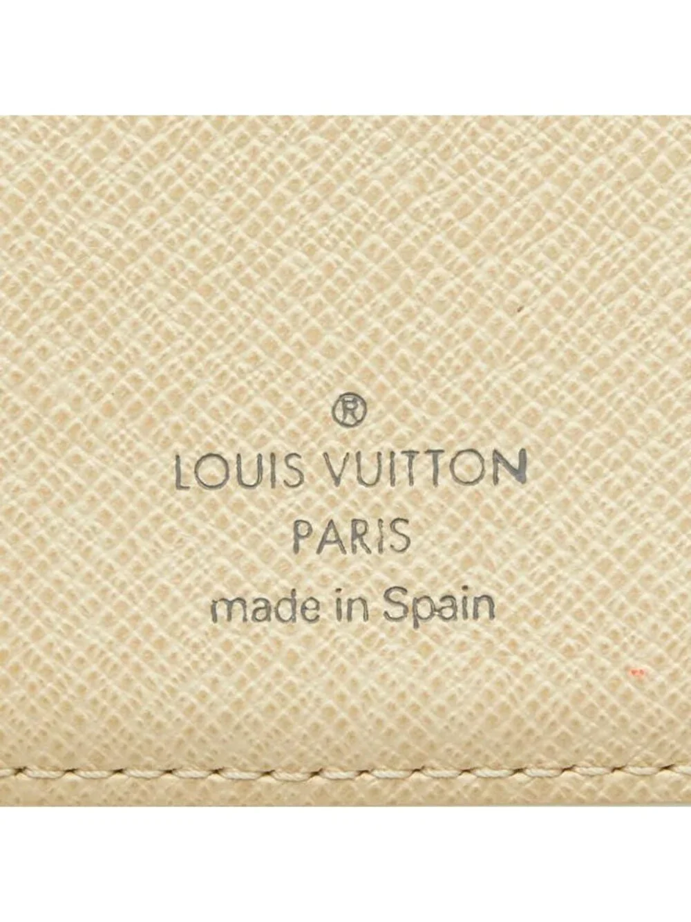 Louis Vuitton Damier Azur Agenda PM Notebook Cover White Leather